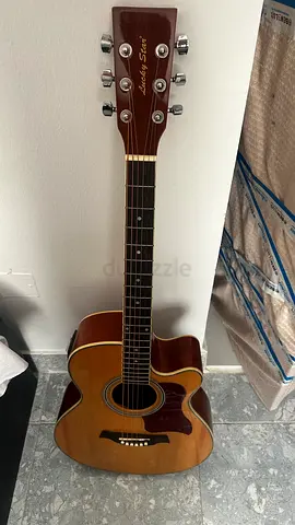 Used Lucky Star Cutaway Acoustic-Electric Guitar, Good Condition