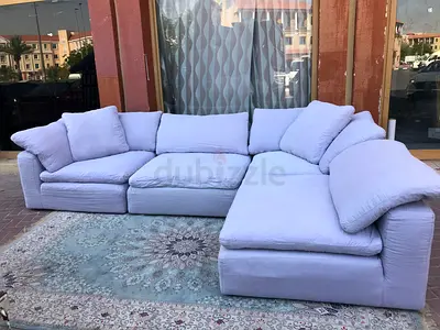 Marina home luscious feather filled sofa with Gary