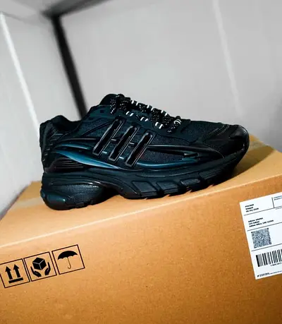 Black chunky sneakers - used, good condition