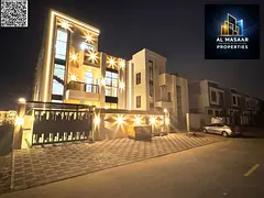 Luxury G+2 villa for sale in Al Helio 2, Ajman. Price includes registration and ownership fees and c