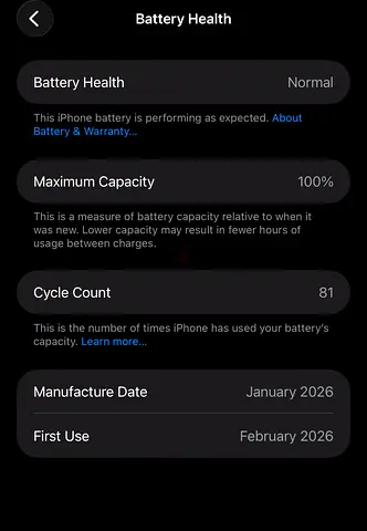 I phone 17 pro max 512GB