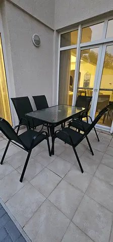 Garden table with chairs