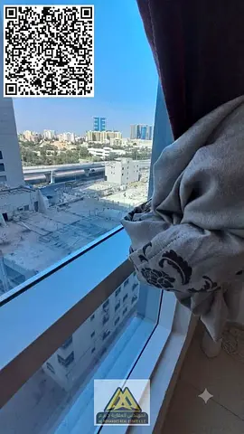 Balcony with an open view | Master bedroom | 2 bathrooms | Free parking | AED 30,000 unfurnished | AED 32,000 furnished | Easy access to Sharjah and D