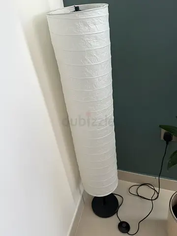IKEA white paper floor lamp (tall cylindrical) - good working condition