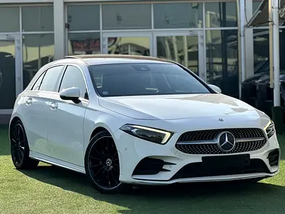 Mercedes-Benz A250 AMG Line | 2018 | GCC | 113,000 km | White / Red Interior