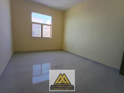 1-bedroom apartment in Al Jurf 3, master room, 2 bathrooms, balcony, large space. AED 32K yearly, 6 payments, prime location on main road, close to se
