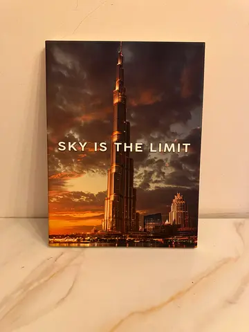 Sky Is The Limit Artwork / The Worlds Yours (30x40 cm)