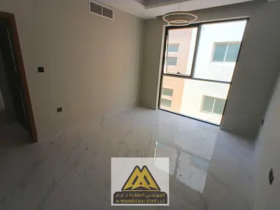 شقة اول ساكن الحميدية 1 عجمان غرفة وصالة 2 حمام ماستر بلكونة اطلالة تكييف مركزي صيانة ع المالك 37 الف 4 دفعات سكن راقي ومريح