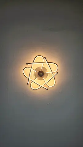 Modern atomic-style LED ceiling light (wall/ceiling mount)