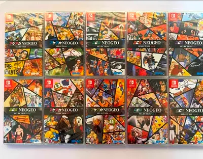 Lot of 10 Nintendo Switch Neo Geo Collection Game Cartridges