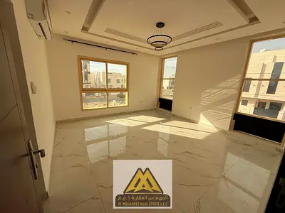 Luxury two-story villa for annual rent in Al Bahia | 5 master bedrooms, living room, majlis, spacious areas