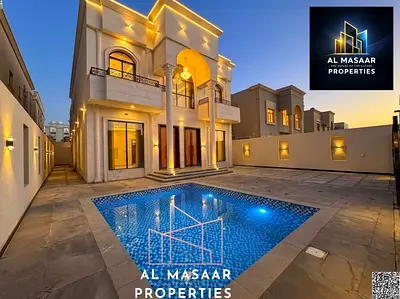 Own a luxury villa, classic design, two floors and a roof, with a 5,000-square-foot swimming pool, at a negotiable price, directly on Sheikh Ammar Str