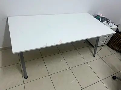 Ikea white study/work table for sale