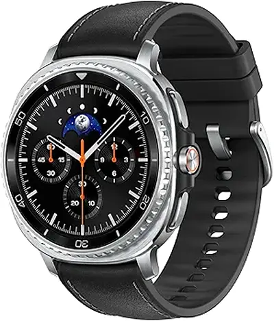 Samsung Galaxy Watch8 Classic Black, Bluetooth, 46mm Smartwatch, Cushion Design, Rotating Bezel