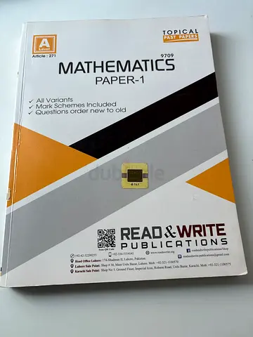 Pure Maths 9709 P1 topical pastpaper
