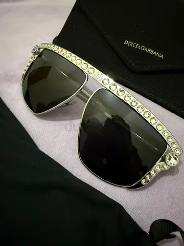 Limited Edition Dolce  Gabbana crystal-embellished sunglasses (used)