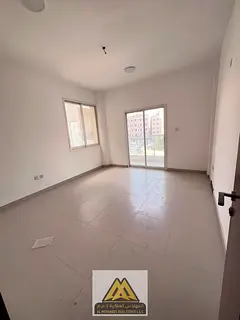 1-bedroom apartment with living room on Ajman Corniche, second row, first tenant, city view, one bat
