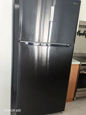 Panasonic Top Freezer Refrigerator - Black, Good Working Condition