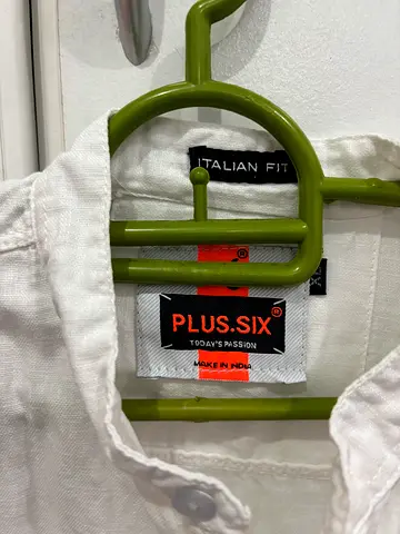 Plus Six White Italian Fit Shirt