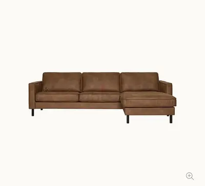 L shape Leather sofa