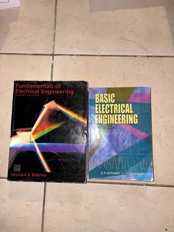 Set of 2 Electrical Engineering Textbooks - Fundamentals  Basic Electrical Engineering