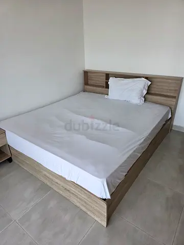 Bed with mattress