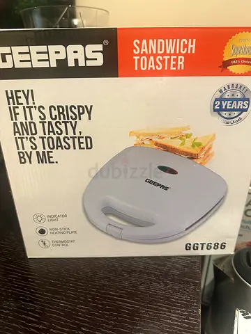 Geepas Sandwich Toaster (Compact)