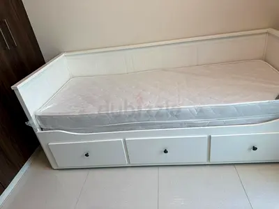 IKEA Hemnes daybed frame with two brand new medical mattress