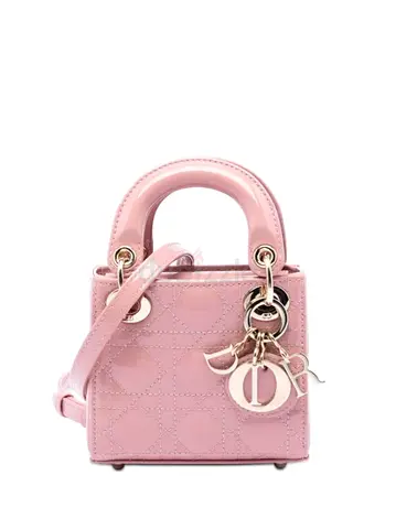 Christian Dior 2022 Micro Patent Cannage Lady Dior