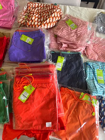 Bulk pack of assorted new men swimwear casual shorts (multiple colors and sizes) - available in bluk