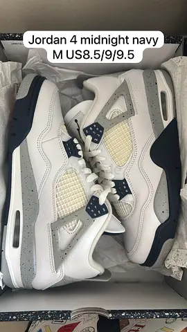 Jordan 4 Midnight Navy - Sizes US8.5/9/9.5