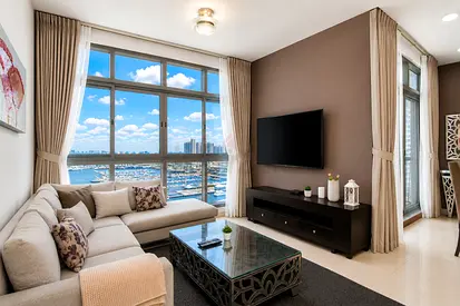 Stunning Marina View | 2BHK in Iris Blue | Furnished