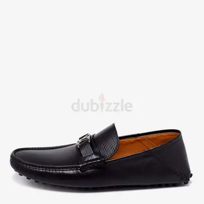 Louis Vuitton Black Epi Leather Major Loafers Size 44.5