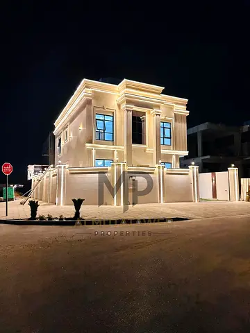 A luxurious 5-bedroom classic corner villa with a stone facade and high-end finishes, a strategic location close to all services, including registrati