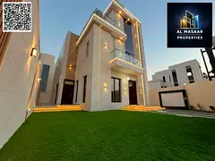Own a corner villa with two floors and a roof, European design, high-end finishing, at an attractiv