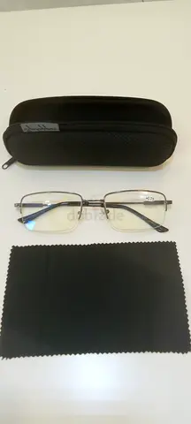 Mens Eyekepperl Frame Eyeglasses with Case and Cleaning Cloth