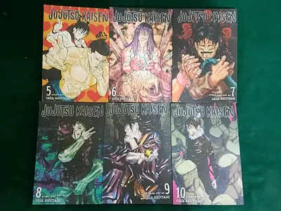 Jujutsu Kaisen Manga Set Vol 5-10