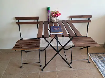 Chair and table