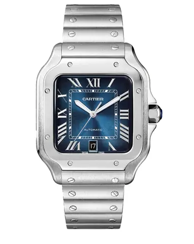 Cartier santos automatic mens watch