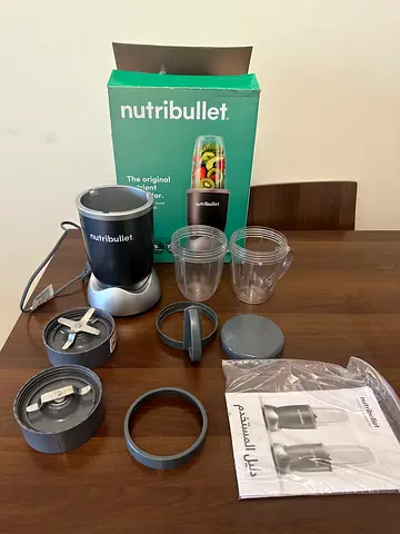 NutriBullet Personal Blender with Cups  Accessories