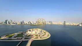 Seaview Luxury Apartment 4 Bedroom both Master with Maidroom Gym Pool Parking Free in Majaz 3 Area w