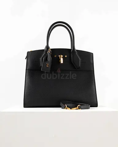 Louis Vuitton City Steamer Bag MM in Black