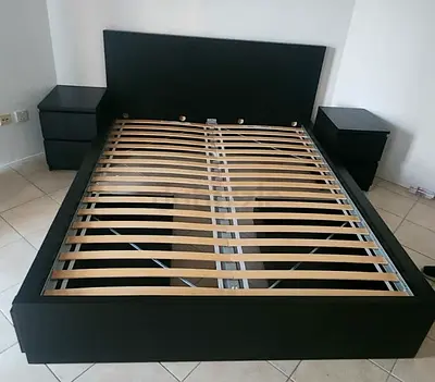 Ikea Queen size bed with mattress available in perfect condition