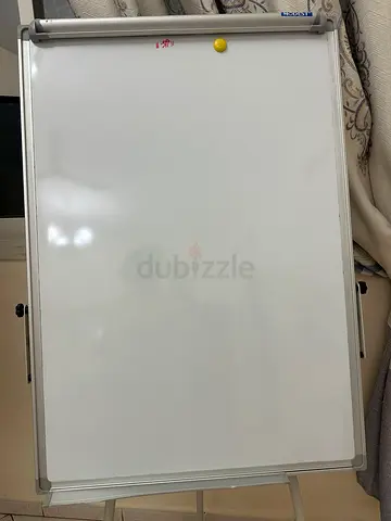 Standing Magnetic Whiteboard on Adjustable Easel - Good Condition