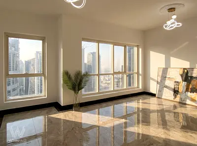 Rented | High Floor | Partial Lake View | Unfurnished