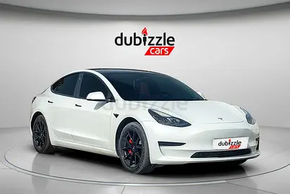 AED 1170/month | 2023 Tesla Model 3  | GCC Specs | Ref#467564