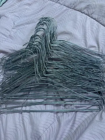 Set of Metal Wire Clothes Hangers - 20 -40 Pieces