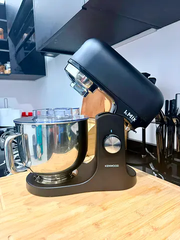Kenwood Stand Mixer (Black) with Stainless Steel Bowl