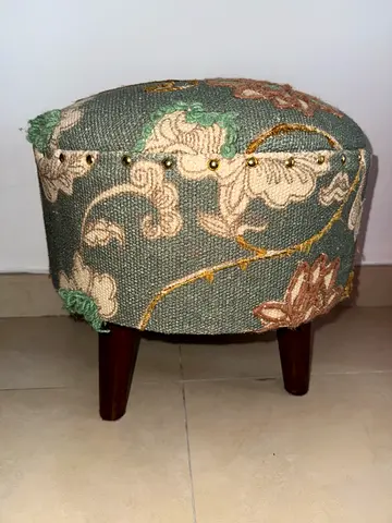 Boho Chic Round Ottoman