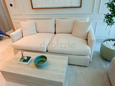 Brand new condition cratebarrel three seater sofa